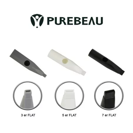 Purebeau Needle cap for Flatigmentation needles 3er 5er 7er Flat
