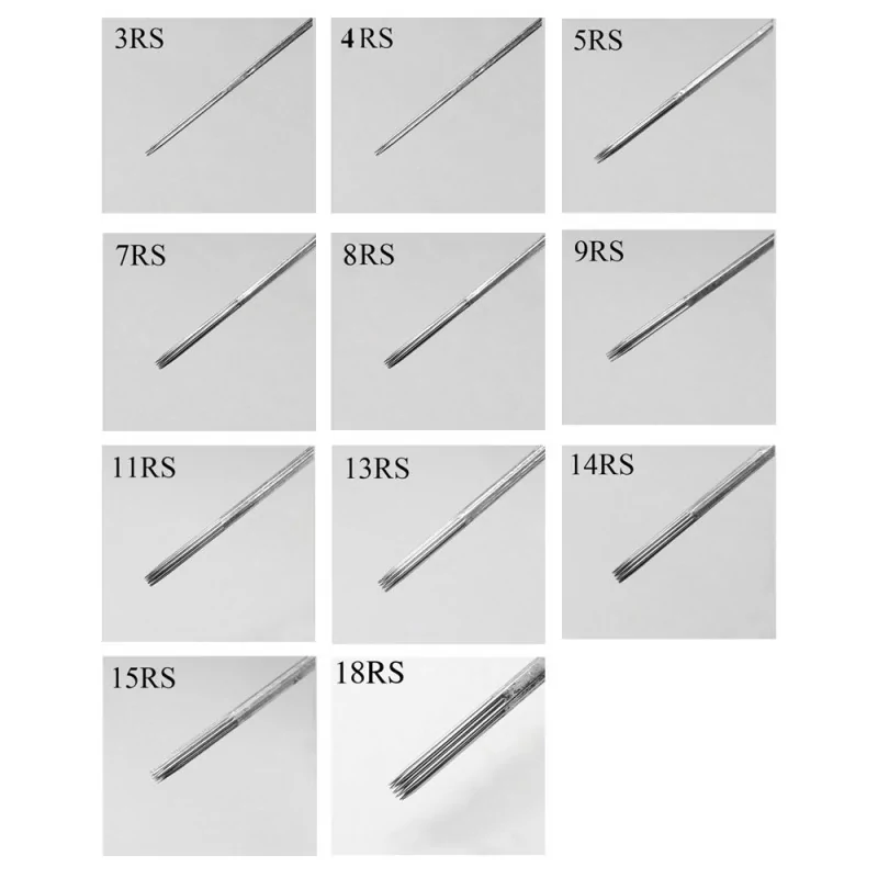Buy Microblading Blades Shading Needles 14 Pin x10 Eyebrows Disposable Tattoo  Needles Tools by CRYSTALUM Online at desertcartINDIA