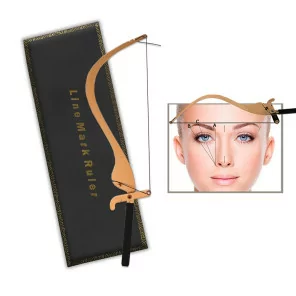 Microblading Line Mark Ruler (gold / silver)