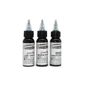 Eternal Ink Gray shades pigments 30ml.