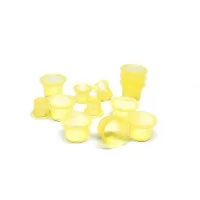 Clear yellow ink caps (S-M)