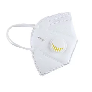 Защитная маска для лица - респиратор с клапаном 4 слоя KN95/FFP2  1шт.
