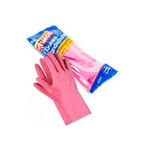 Rubber household gloves, size M