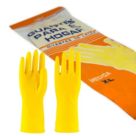 Latex household gloves, size XL