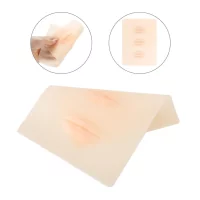 3D silicone lip practice skin