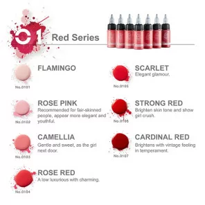 BELLA Nano Pigments Red Series For Lips (20ml.)