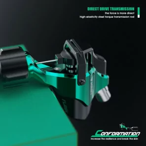 Mast Flash Роторная тату-машина с прямым приводом (зеленая)