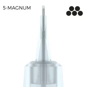 5 Magnum (0,3mm) - Shading techniques in all areas.