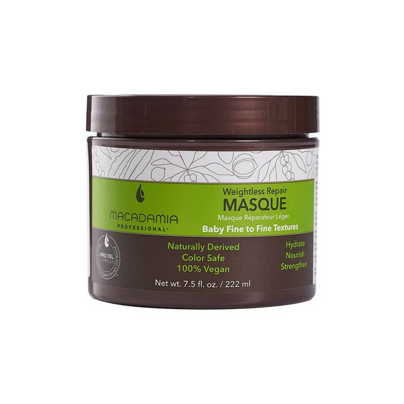 Macadamia Professional Weightless Восстанавливающая маска для волос (222мл)