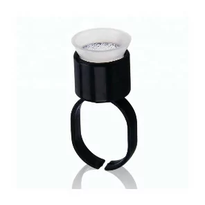 Черное одноразовое кольцо для чернил с губкой