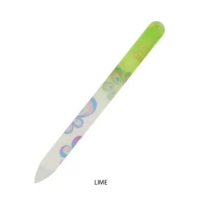 MIMO Glass Nail File Flower Print