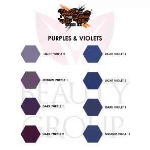 World Famous Ink Limitless Violets Pigmentu Līnijas (30ml)