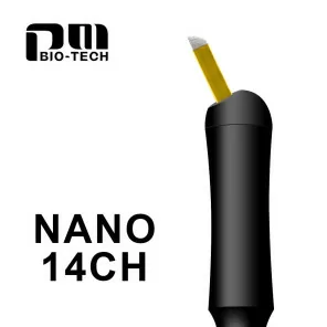 Одноразовая ручка для микроблейдинга с губкой 14CH/14W/18U