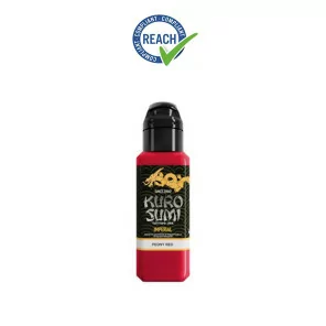 Kuro Sumi Imperial Peony Red Пигмент (22мл) REACH 2022 Approved