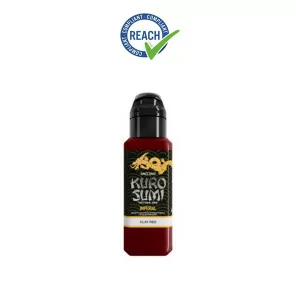 Kuro Sumi Imperial Clay Red Pigments (22ml) REACH 2022 Approved