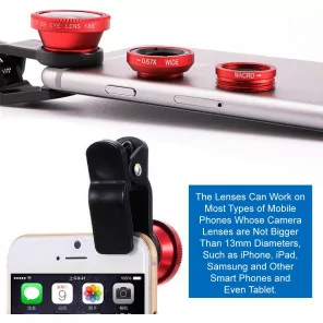 Universal Smartphone Camera 3 in 1 Lenses