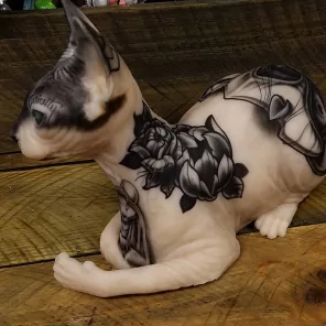Tetovējums Silikona Sfinksa Cat