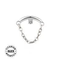 Pendiente De Titanio Chain Dongle